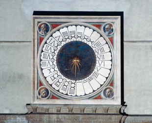 Clock Face with Heads of Prophets