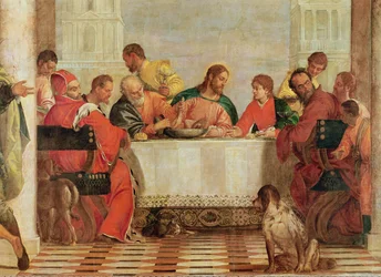 The Feast in the House of Levi (detail)