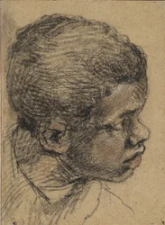 Head of a Black boy, 16th century.