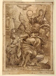 Church Triumphant over Falsehood, ca. 1700