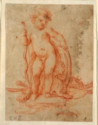 Design for Cupid and Trophy of Arms, 1710-28