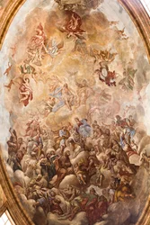 Cathedral of San Cataldo, Chapel of San Cataldo, Vault Frescoed with the Glory of San Cataldo, Taranto, Puglia