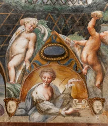 Paola Gonzaga as the Goddess Ceres, from the Room of Diana and Actaeon (detail)