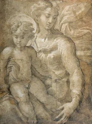 Virgin with the Child on her lap