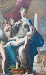 Madonna and Child with Angels, known as Madonna of the Long Neck