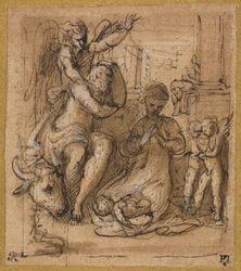The Nativity with the Dream of Joseph, c. 1527-1530