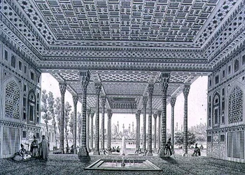 Interior View of the Pavilion of Mirrors, Isfahan, Plate 35 from 