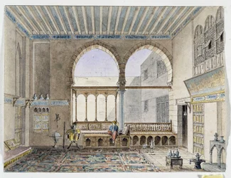 View of the Interior of the Sheik Jabarti Palace