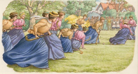 Hockey, as Played by Women in Long Skirts