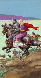 Saxon Princess Margaret escapes with her family from the clutches of William the Conqueror
