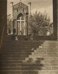 Riceyman Steps Really Granville Place in the Unlovely Kings Cross Road, c. 1935