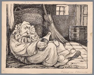 Baron van Voorst tot Voorst as Carnival Goer (Carnival, or the Rejected Civil Pension Laws)