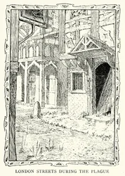 London streets during the Great Plague