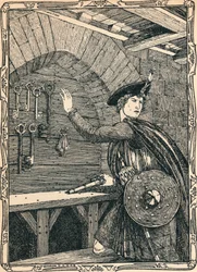 Young Douglas Steals The Keys of Loch Leven Castle