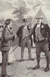 Illustration for Barchester Towers by Anthony Trollope