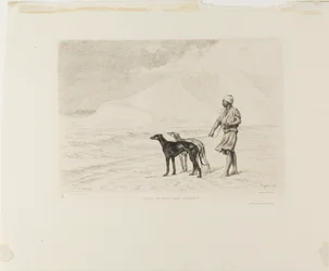 Relay of Dogs in the Desert
