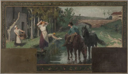 Sketch for Arcueil-Cachan town hall: The drinking trough
