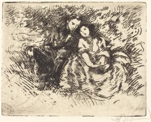 Amorous Conversation, 1913