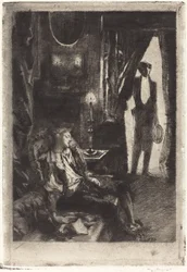 Iza Sleeping, 1885
