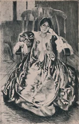 The Silk Dress, 1887