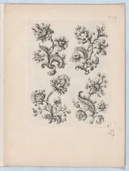 Series of Small Flower Motifs, Plate 2