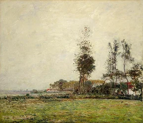 Holland, Landscape with Trees and Houses
