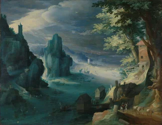 Ships at a Rocky Coast
