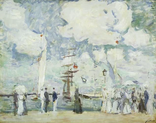 Harbour Entrance at Deauville