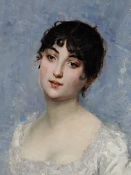 Young Lady in White