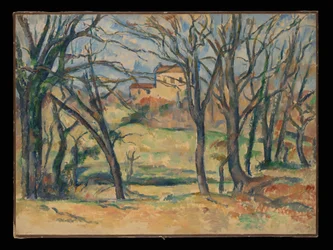Trees and Houses Near the Jas de Bouffan
