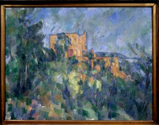 Black Chateau Painting