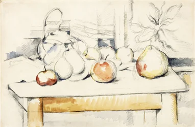 Ginger Jar and Fruit on a Table