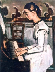 Girl at the Piano, The Overture to Tannhauser (detail)