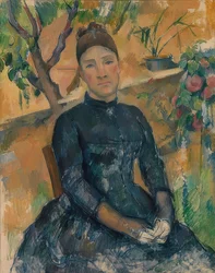 Madame Cézanne (Hortense Fiquet) in the Conservatory