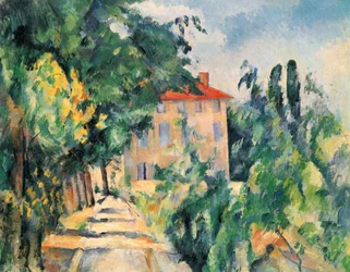 House with Red Roof (Jas de Bouffan)
