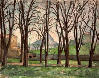 Chestnut Trees at Jas de Bouffan in Winter
