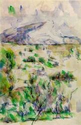 Mont Sainte Victoire from les Lauves, 1902-06