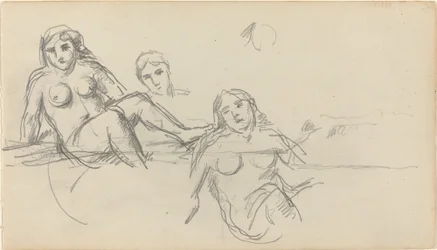 Seated Bather [verso], 1882-1885