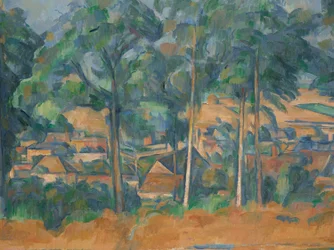 Village Behind Trees, c.1898