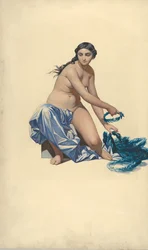 Study for a Figure of Fame, from the Hémicycle des Beaux-Arts, École des Beaux-Arts