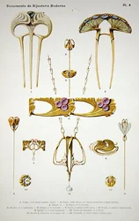 Jewellery designs, plate 4 from 