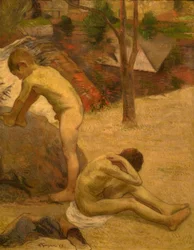 Bathing Breton Boys