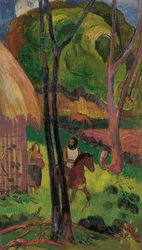 Cavalier in Front of the Hut