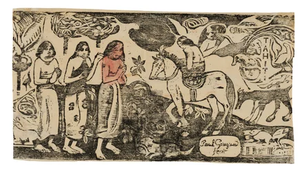 Change of Residence, from the Suite of Late Wood-Block Prints