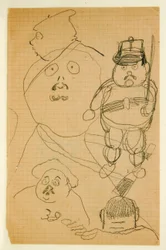 Drawing from an Album of Drawings Produced for the Young Jacques Bousquet, 1889-90