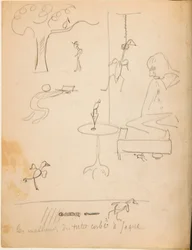 Drawing from an Album of Drawings Produced for the Young Jacques Bousquet