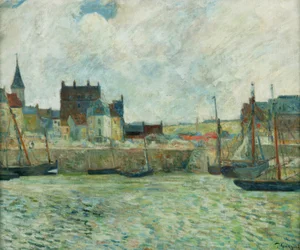 Harbour Scene, Dieppe, c.1885-86