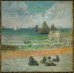 The Beach at Dieppe or The Bathers