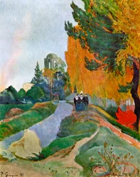 Landscape in Arles near the Alyscamps
