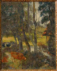 Landscape in Normandy with Pond